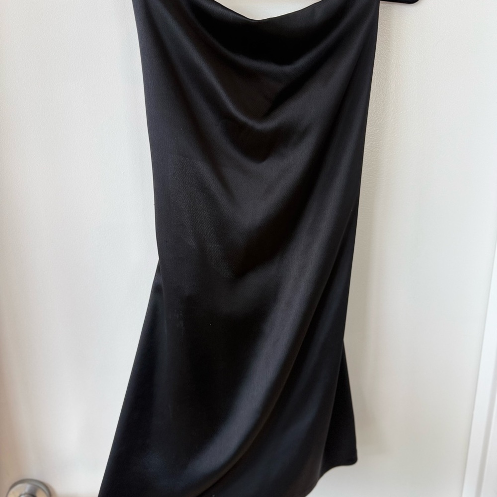 NONchalant Black Backless String Mini Dress | Sz: S - Picture 7 of 9